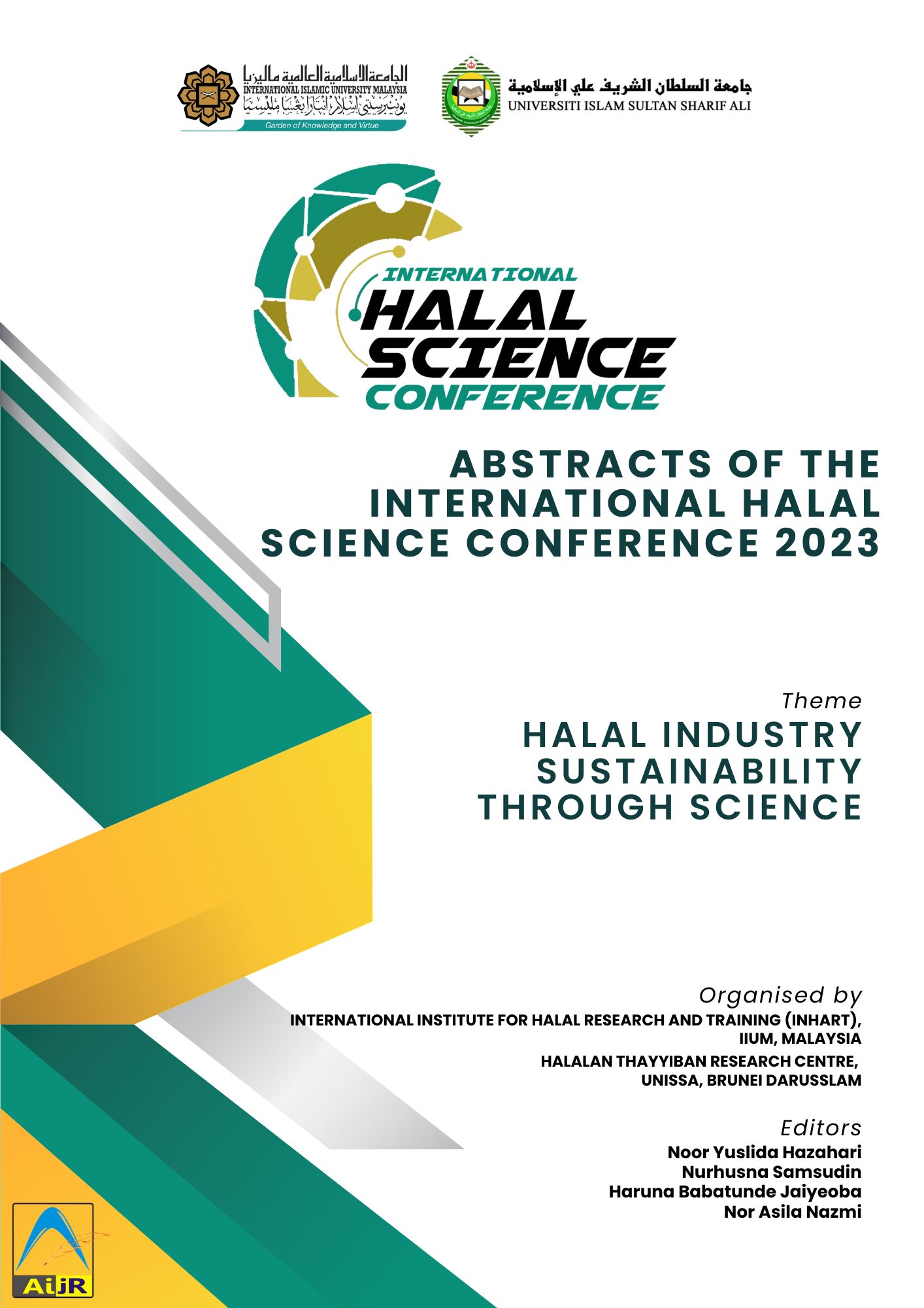 Abstracts of the International Halal Science Conference 2023 | AIJR Books